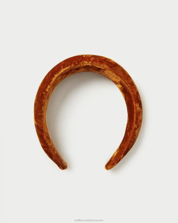 vrouwen Bellamy fluwelen hoofdband oker Loeffler Randall accessoires J8TT145