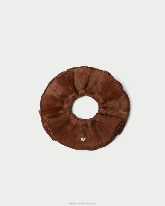 vrouwen Emmy geplooide laag scrunchie bruin Loeffler Randall accessoires J8TT166
