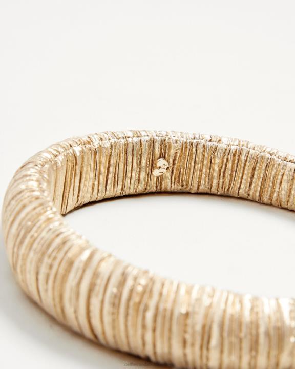 vrouwen Marina gezwollen hoofdband goud Loeffler Randall accessoires J8TT138