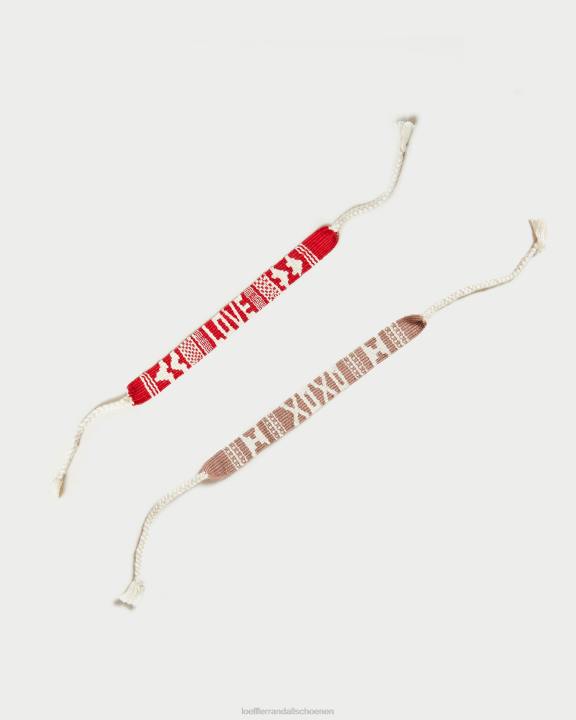vrouwen hou van xoxo-armbanden rood/roze Loeffler Randall accessoires J8TT406