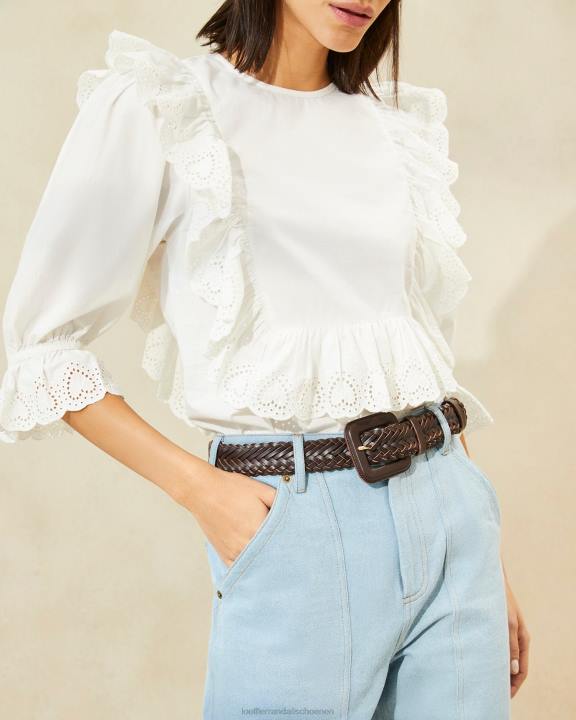 vrouwen olijf dunne riem chocolade Loeffler Randall accessoires J8TT168