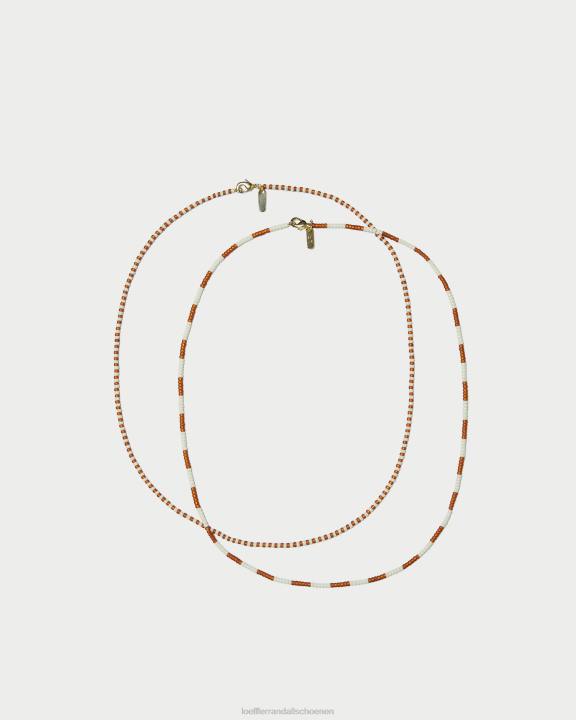 vrouwen soo crème kettingset amber/crème multi Loeffler Randall accessoires J8TT410