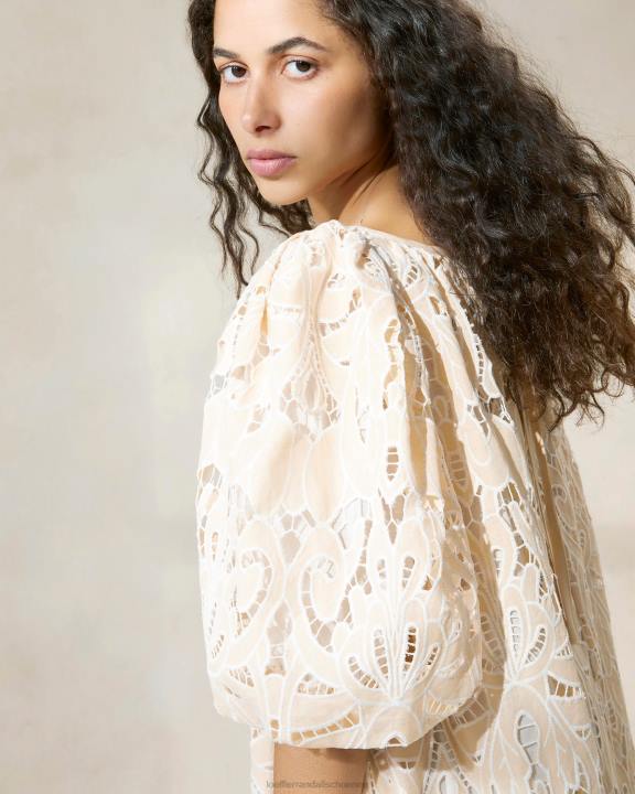 vrouwen Oversized jurk met pofmouwen van mimi bruinen Loeffler Randall kleren J8TT176