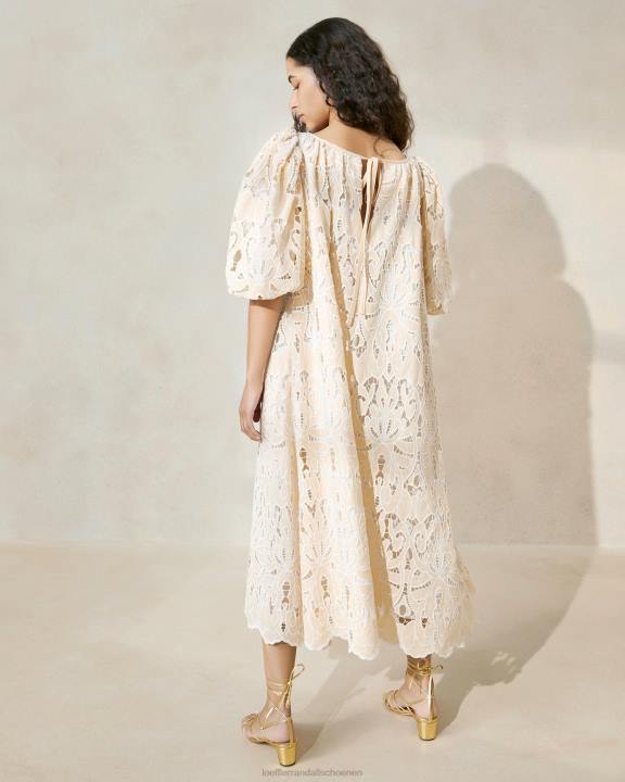 vrouwen Oversized jurk met pofmouwen van mimi bruinen Loeffler Randall kleren J8TT176