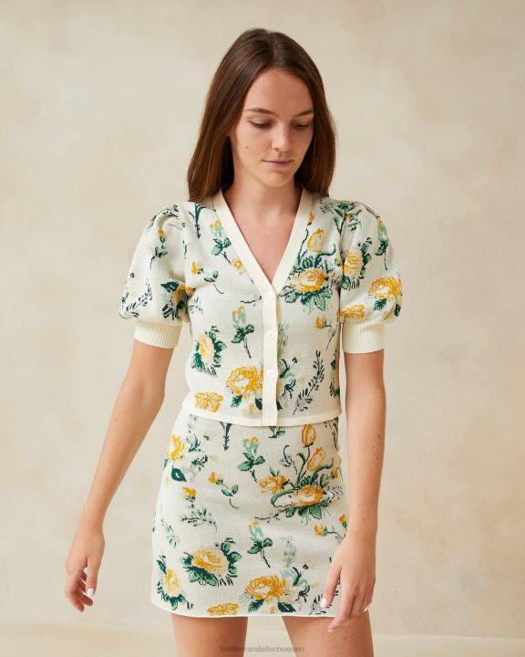 vrouwen Connie jacquard minirok nova bloemig Loeffler Randall kleren J8TT245