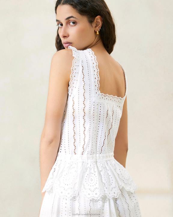 vrouwen Arden geschulpte blouse wit Loeffler Randall kleren J8TT208