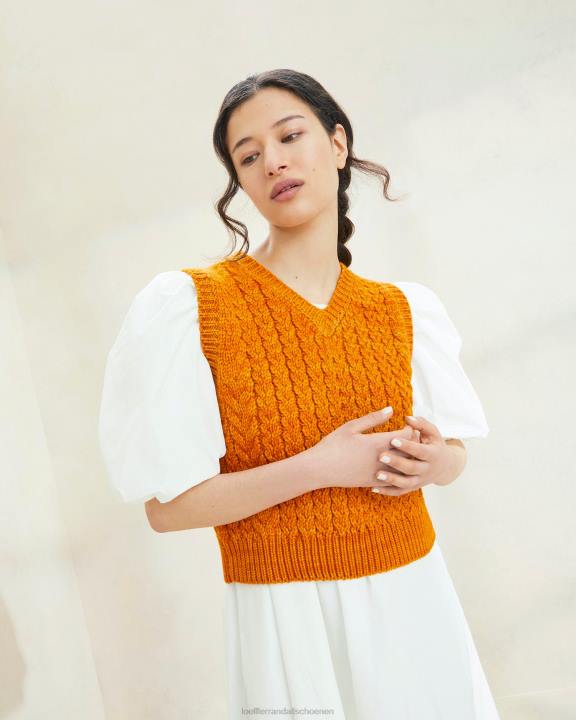 vrouwen rosie dikke trui vest zonsondergang Loeffler Randall kleren J8TT256