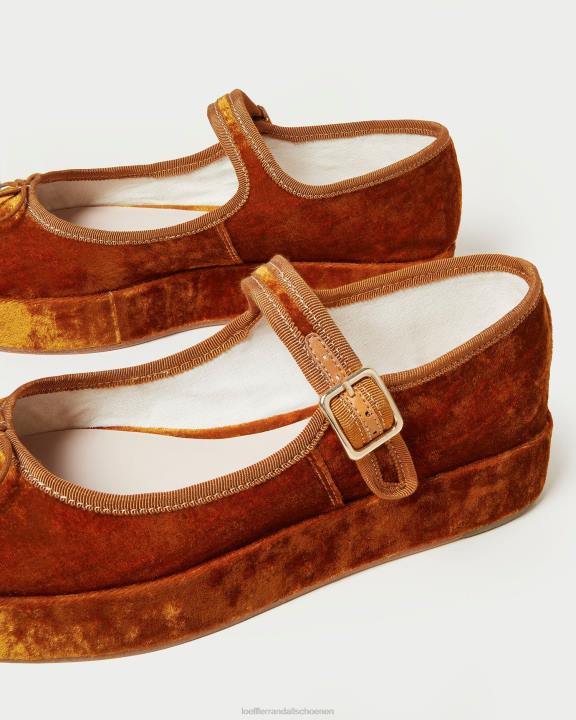vrouwen leah platform mary jane oker Loeffler Randall schoenen J8TT307