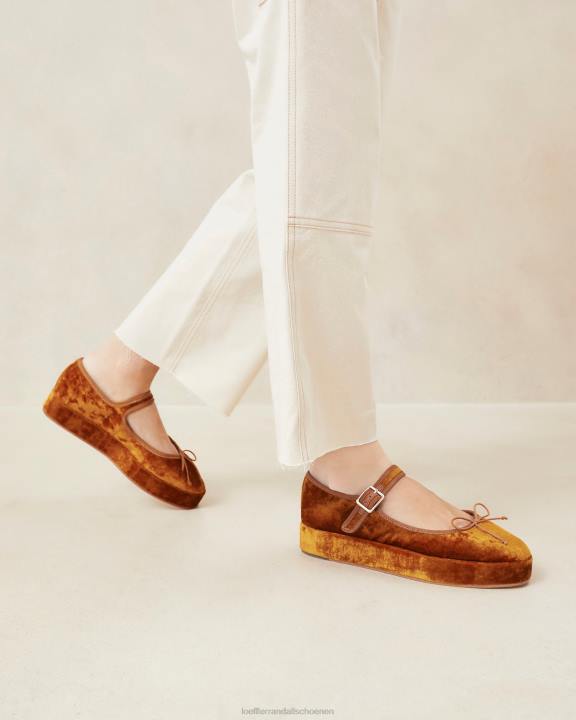 vrouwen leah platform mary jane oker Loeffler Randall schoenen J8TT307