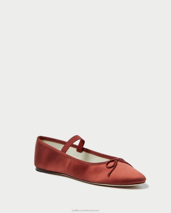 vrouwen leonie ballet plat terracotta Loeffler Randall schoenen J8TT310