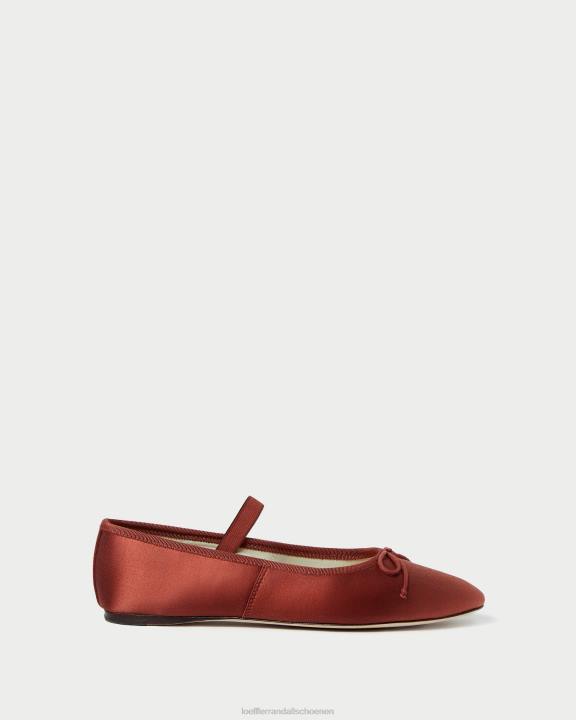 vrouwen leonie ballet plat terracotta Loeffler Randall schoenen J8TT310