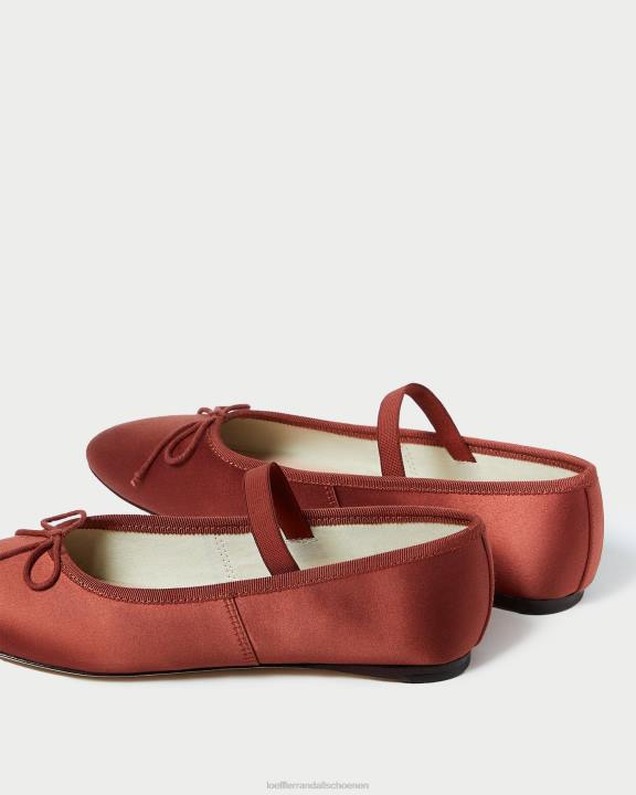 vrouwen leonie ballet plat terracotta Loeffler Randall schoenen J8TT310