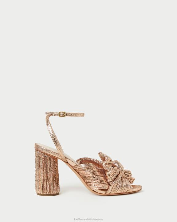 vrouwen Camellia geplooide strikhak duin Loeffler Randall schoenen J8TT72