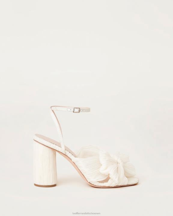 vrouwen Camellia geplooide strikhak veganistische parel Loeffler Randall schoenen J8TT1