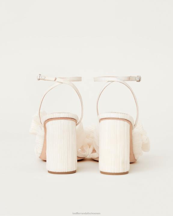 vrouwen Camellia geplooide strikhak veganistische parel Loeffler Randall schoenen J8TT1