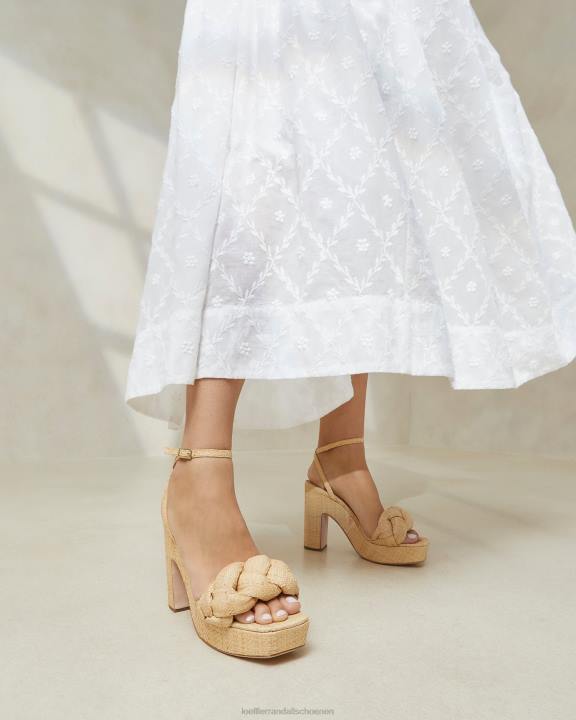 vrouwen Fae platformhak natuurlijk Loeffler Randall schoenen J8TT21