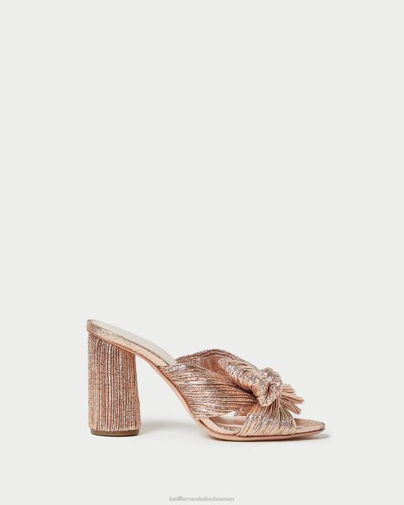 vrouwen Penny geplooide strikhak duin Loeffler Randall schoenen J8TT76