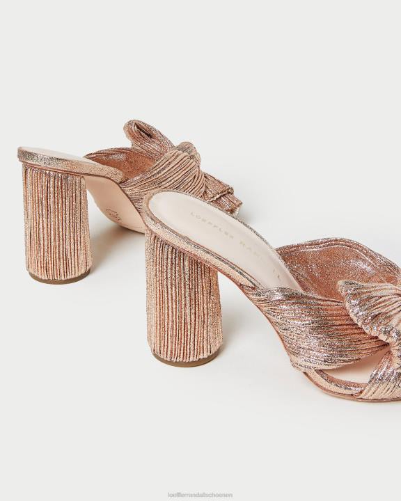 vrouwen Penny geplooide strikhak duin Loeffler Randall schoenen J8TT76