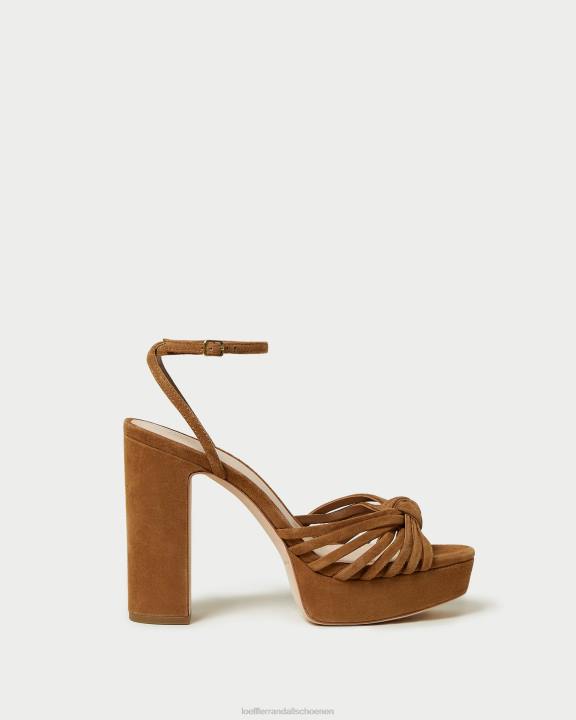 vrouwen Rivka platformsandaal met knoop cacao Loeffler Randall schoenen J8TT81