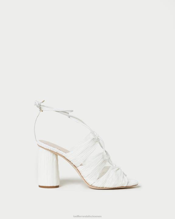 vrouwen Teresa geplooide sandaal met veters parel Loeffler Randall schoenen J8TT83