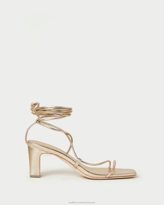 vrouwen cosette enkelwikkelhak Champagne Loeffler Randall schoenen J8TT37