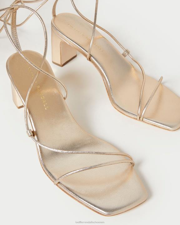 vrouwen cosette enkelwikkelhak Champagne Loeffler Randall schoenen J8TT37