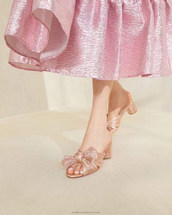 vrouwen emilia geplooide strikhak duin Loeffler Randall schoenen J8TT63