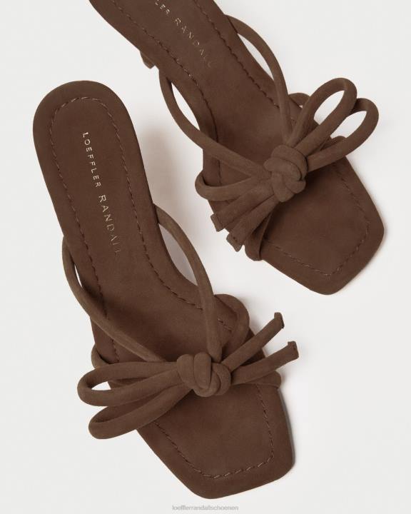 vrouwen margi strikhak cacao Loeffler Randall schoenen J8TT46