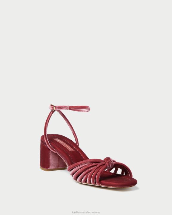vrouwen olivia knoop halverwege de hak thee roos Loeffler Randall schoenen J8TT80