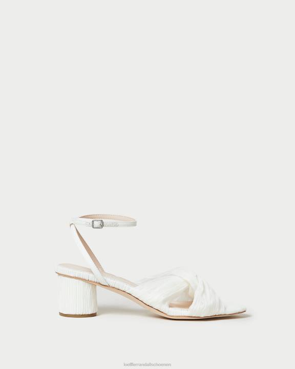 vrouwen raegan geplooide draaihak parel Loeffler Randall schoenen J8TT33