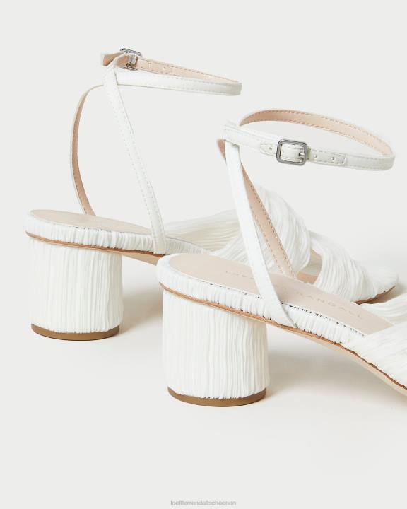 vrouwen raegan geplooide draaihak parel Loeffler Randall schoenen J8TT33