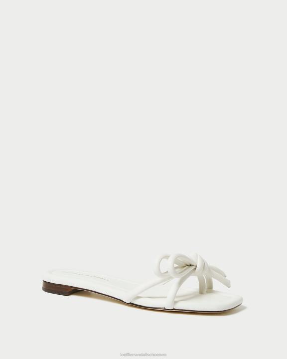 vrouwen Hadley-sandaal met strik wit Loeffler Randall schoenen J8TT123