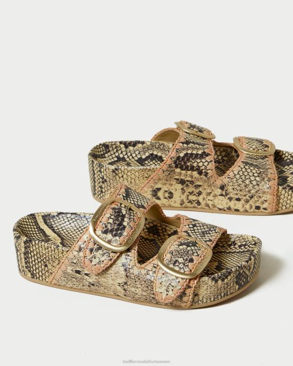 vrouwen Theo voetbed sandaal been/roze Loeffler Randall schoenen J8TT113