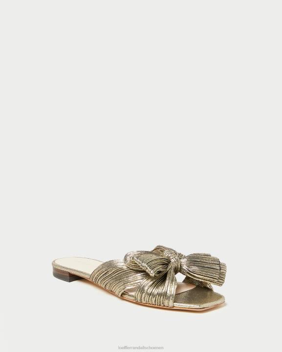 vrouwen daphne boogglijbaan donker goud Loeffler Randall schoenen J8TT115
