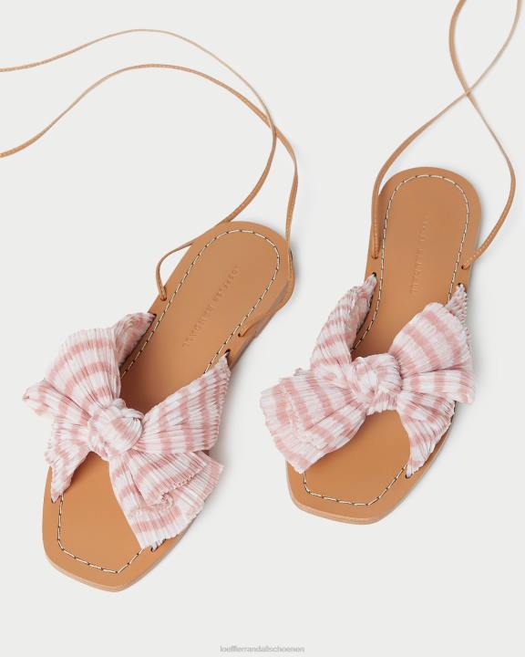 vrouwen pioenenboogglijbaan zacht roze gingham Loeffler Randall schoenen J8TT131
