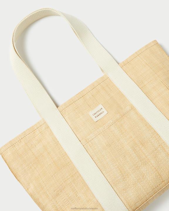 vrouwen Bennett middelgrote draagtas natuurlijke raffia Loeffler Randall Tassen J8TT316