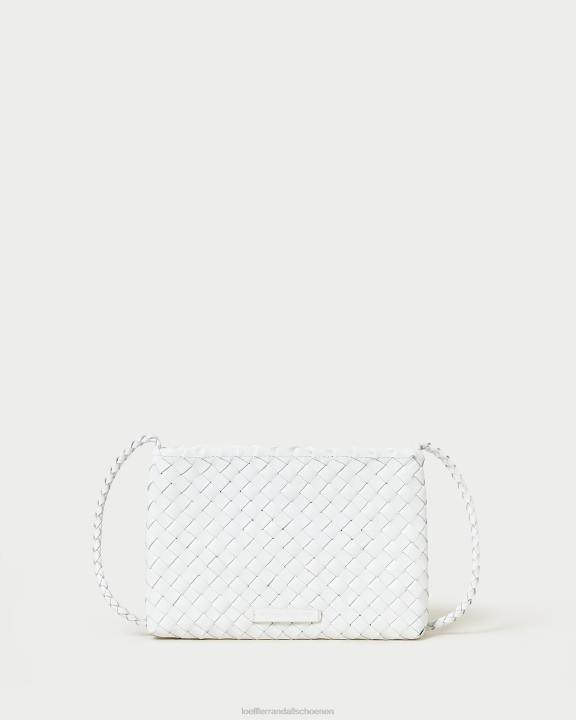 vrouwen marison geweven crossbody wit Loeffler Randall Tassen J8TT330