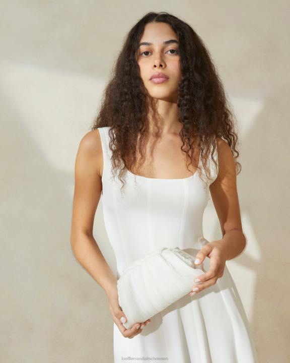 vrouwen Bailey geplooide koepelkoppeling parel Loeffler Randall Tassen J8TT360