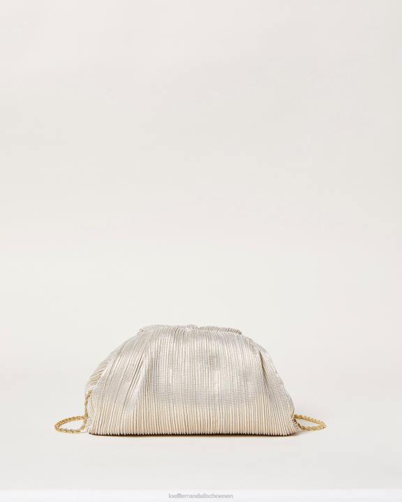 vrouwen Bailey geplooide koepelkoppeling platina Loeffler Randall Tassen J8TT357