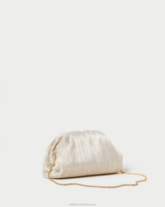 vrouwen Bailey geplooide koepelkoppeling platina Loeffler Randall Tassen J8TT357