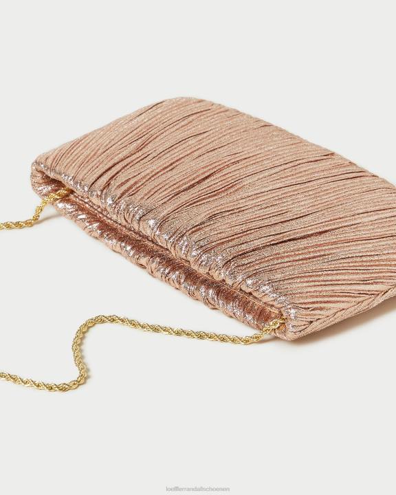 vrouwen Britse plat geplooide clutch duin Loeffler Randall Tassen J8TT366