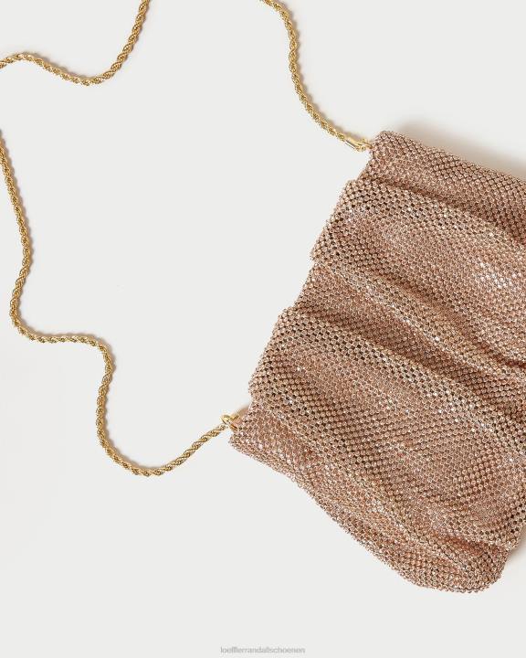 vrouwen Ember diamanten verzamelde clutch lichte perzik Loeffler Randall Tassen J8TT359