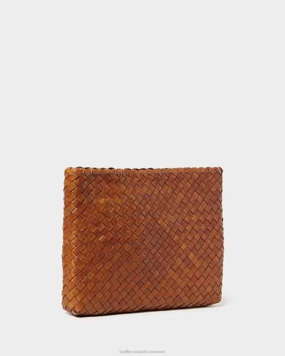 vrouwen Marissa platgeweven clutch hout Loeffler Randall Tassen J8TT353