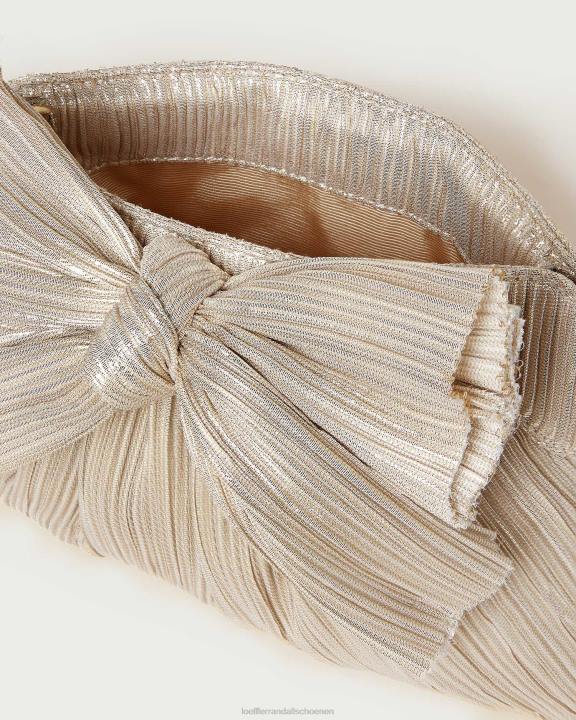 vrouwen Rayne strik clutch platina Loeffler Randall Tassen J8TT334