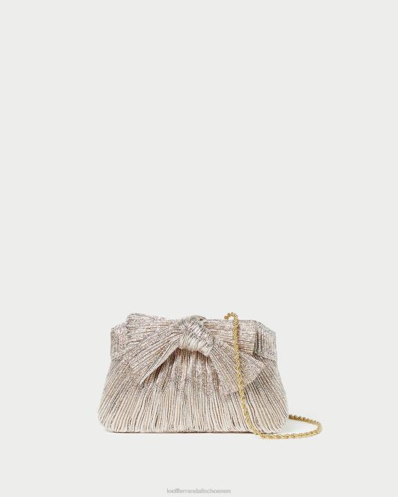 vrouwen Rochelle mini-clutch met strik Champagne Loeffler Randall Tassen J8TT395