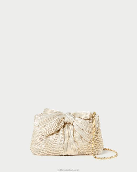 vrouwen Rochelle mini-clutch met strik platina Loeffler Randall Tassen J8TT342
