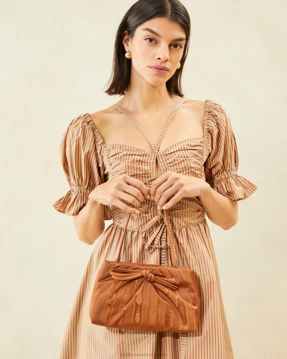 vrouwen iona gepofte strikclutch nootmuskaat Loeffler Randall Tassen J8TT379