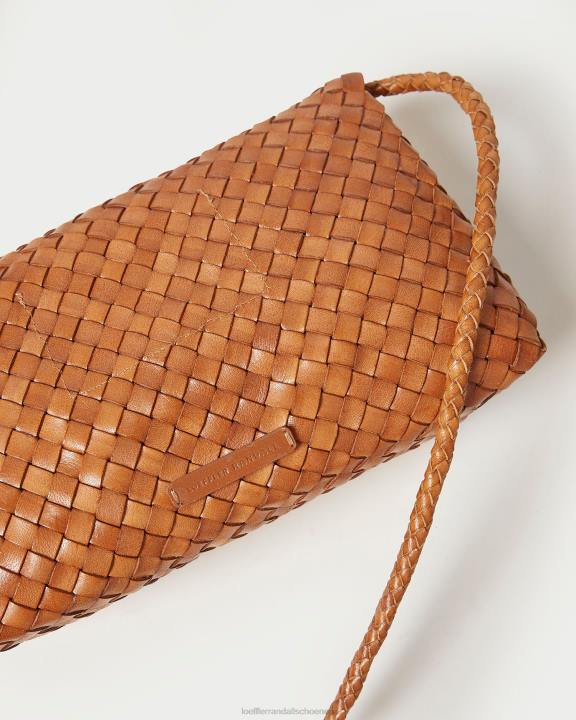 vrouwen mabel bruine schoudertas hout Loeffler Randall Tassen J8TT401